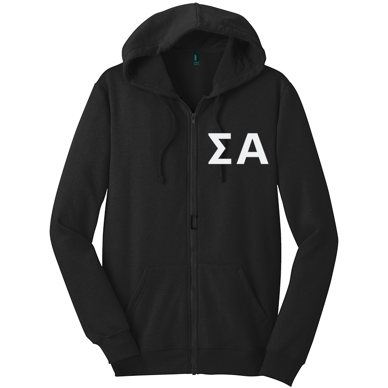 Sigma Alpha Zip-Up Hooded Sweatshirts