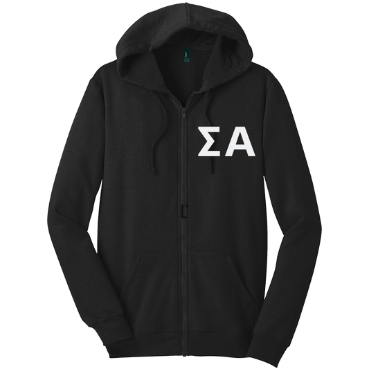 Sigma Alpha Zip-Up Hooded Sweatshirts
