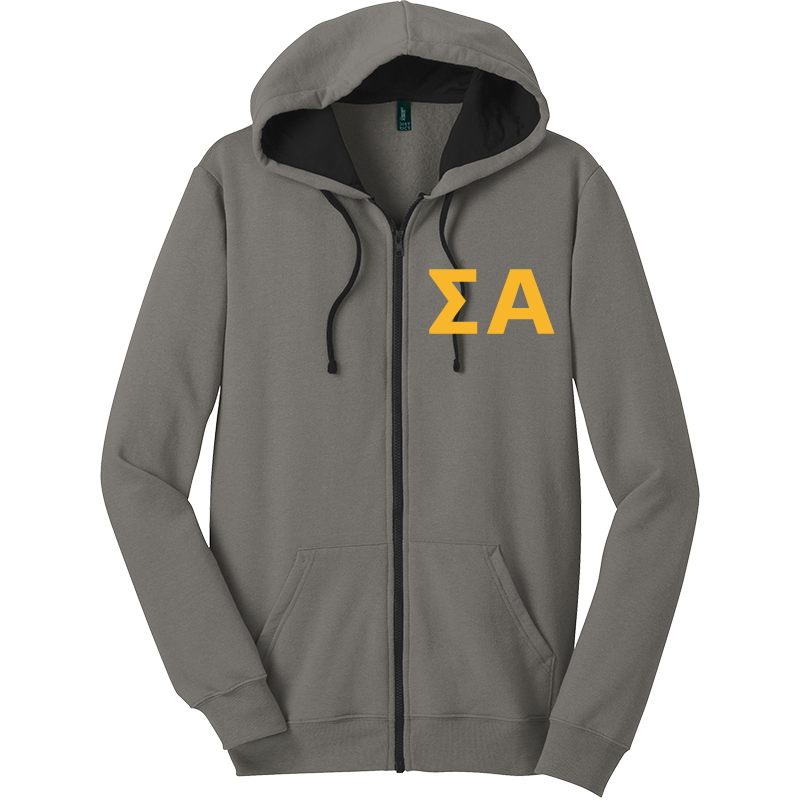 Sigma Alpha Zip-Up Hooded Sweatshirts