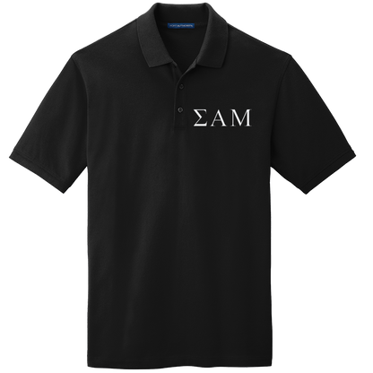 Sigma Alpha Mu Men's Embroidered Polo Shirt