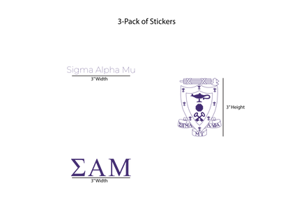 Sigma Alpha Mu Stickers