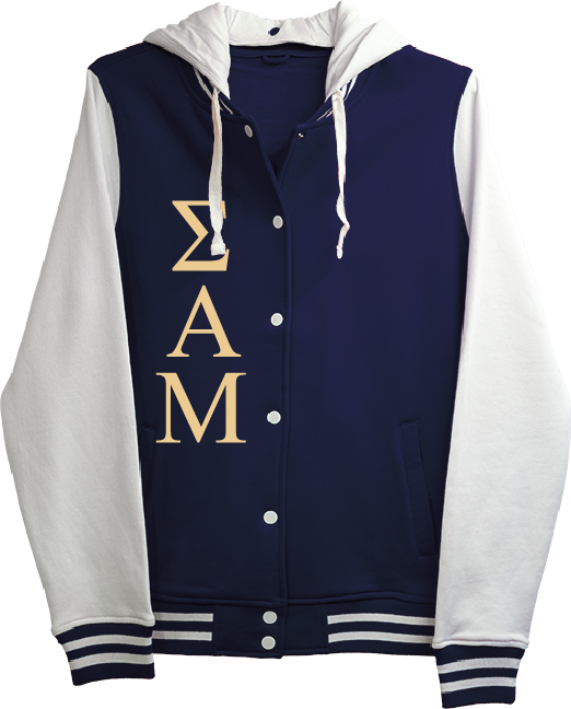 Sigma Alpha Mu Varsity Hooded Sweatshirt