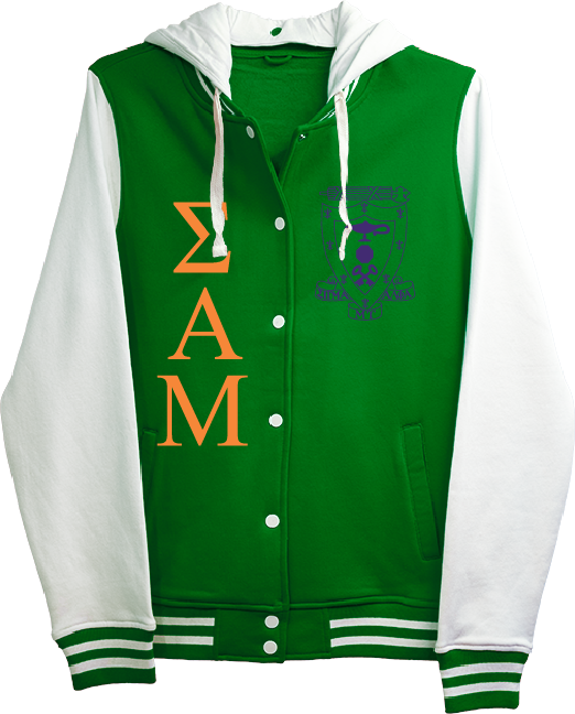 Sigma Alpha Mu Varsity Hooded Sweatshirt