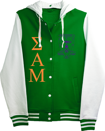 Sigma Alpha Mu Varsity Hooded Sweatshirt