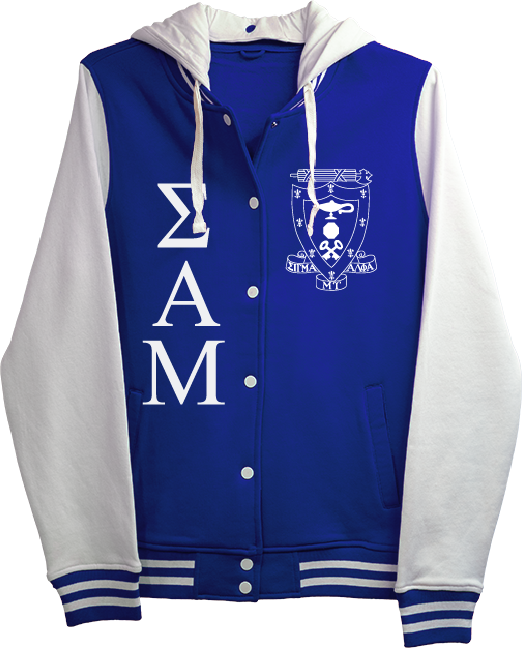 Sigma Alpha Mu Varsity Hooded Sweatshirt