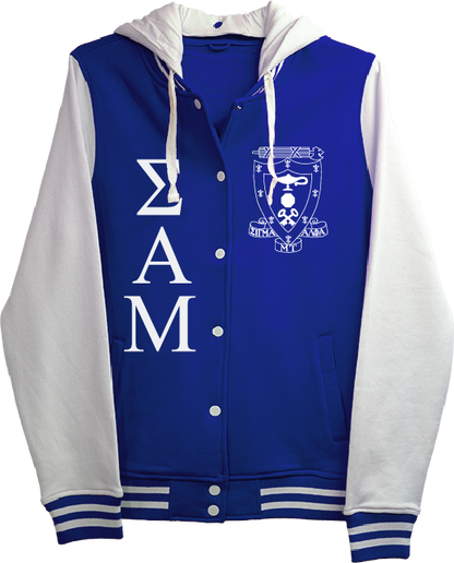 Sigma Alpha Mu Varsity Hooded Sweatshirt