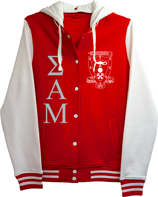 Sigma Alpha Mu Varsity Hooded Sweatshirt