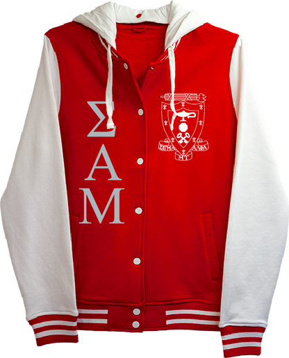 Sigma Alpha Mu Varsity Hooded Sweatshirt