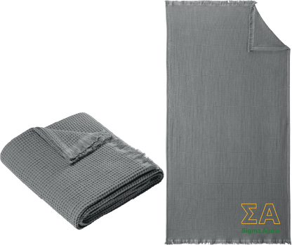 Sigma Alpha Letters and Name Blankets