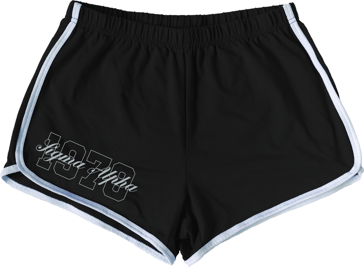 Sigma Alpha Year and Name Women's Shorts