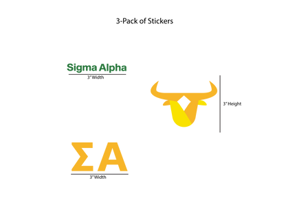 Sigma Alpha Stickers