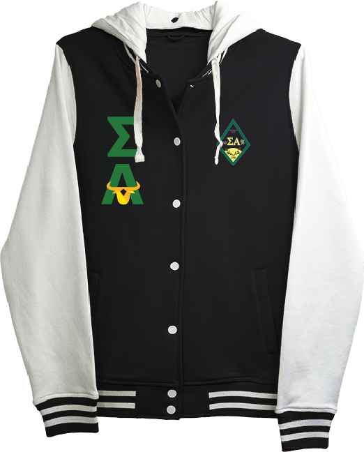 Sigma Alpha Varsity Hooded Sweatshirt