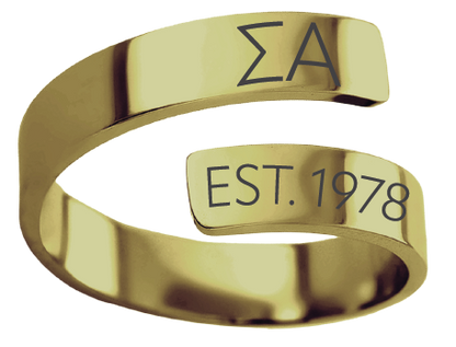 Sigma Alpha Year and Letters Rings