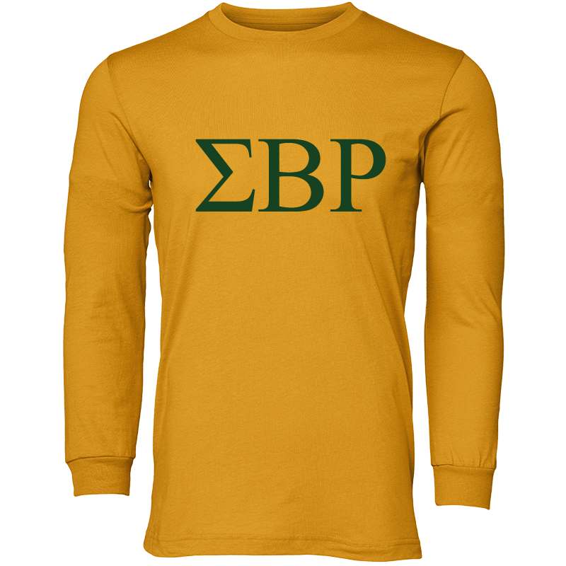 Sigma Beta Rho Lettered Long Sleeve T-Shirts