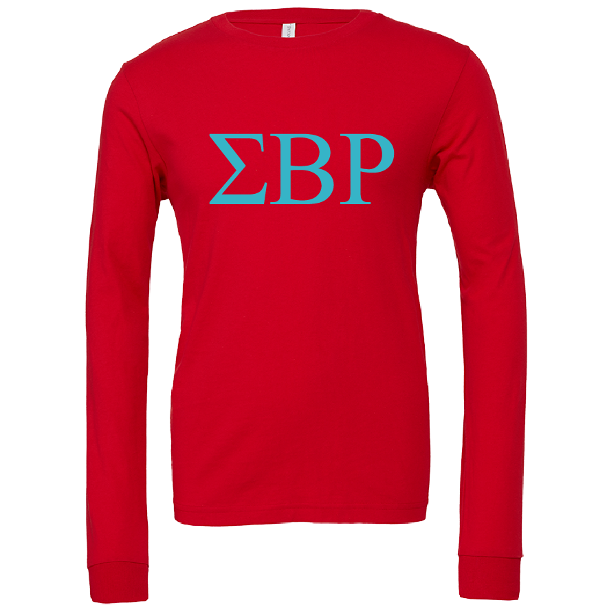 Sigma Beta Rho Lettered Long Sleeve T-Shirts