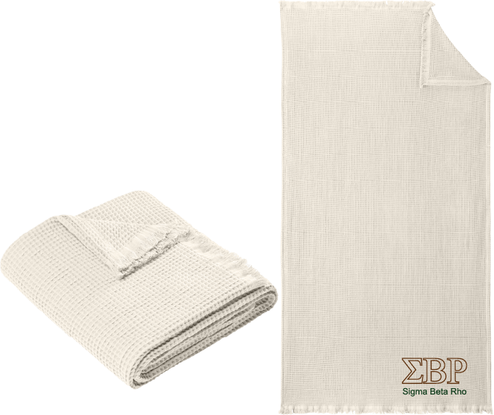 Sigma Beta Rho Letters and Name Blankets