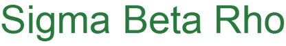 Sigma Beta Rho Stickers