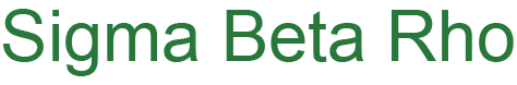 Sigma Beta Rho Stickers