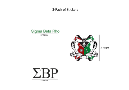 Sigma Beta Rho Stickers