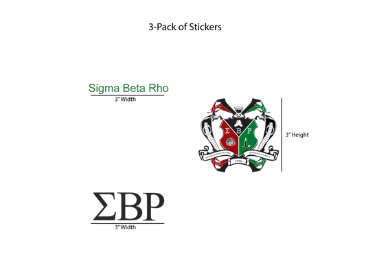 Sigma Beta Rho Stickers
