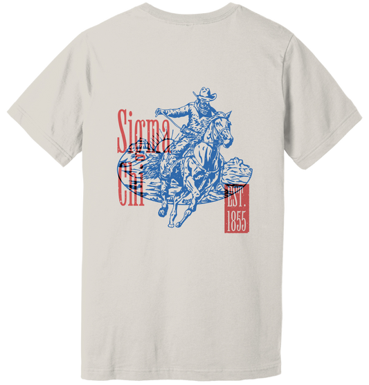 Sigma Chi Cowboy Graphic T-Shirt