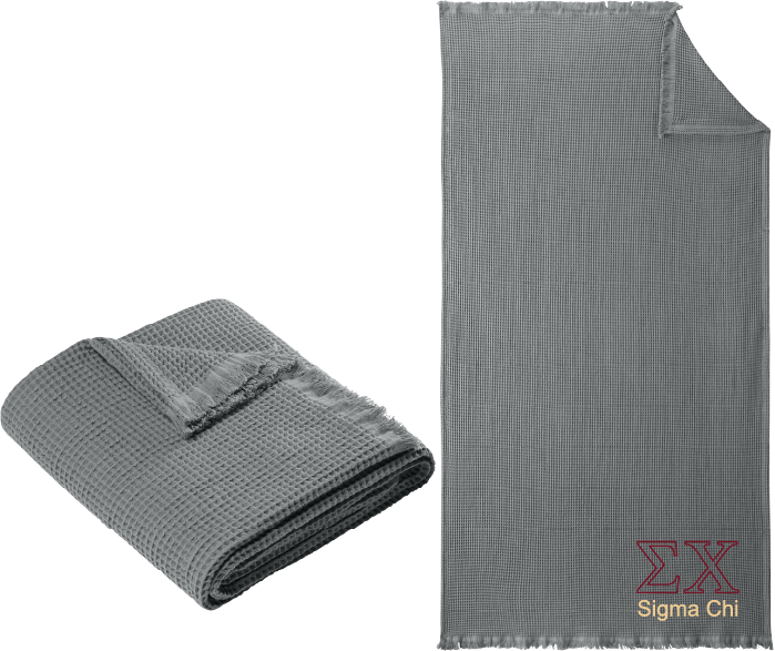 Sigma Chi Letters and Name Blankets