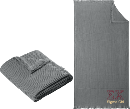 Sigma Chi Letters and Name Blankets