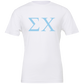Sigma Chi Lettered Short Sleeve T-Shirts