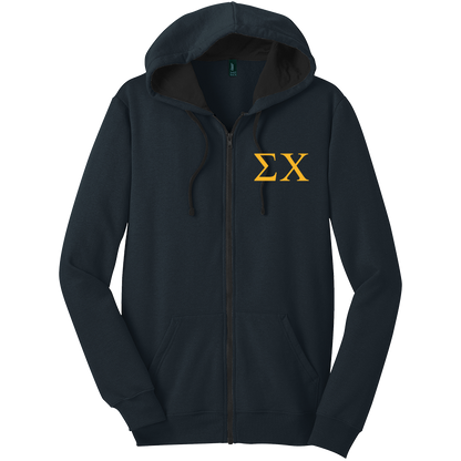 Sigma Chi Zip-Up Hooded Sweatshirts