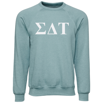 Sigma Delta Tau Lettered Crewneck Sweatshirts