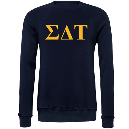 Sigma Delta Tau Lettered Crewneck Sweatshirts