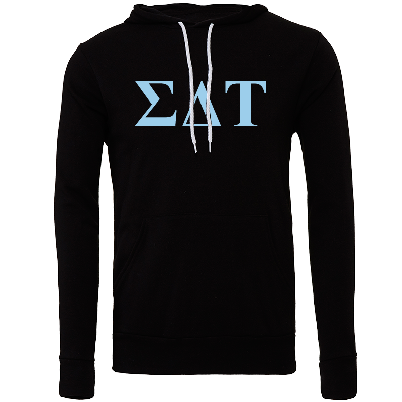 Sigma Delta Tau Lettered Hooded Sweatshirts
