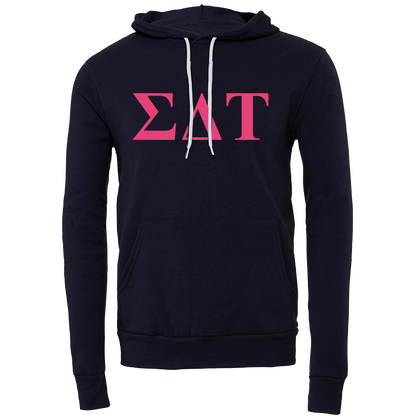 Sigma Delta Tau Lettered Hooded Sweatshirts