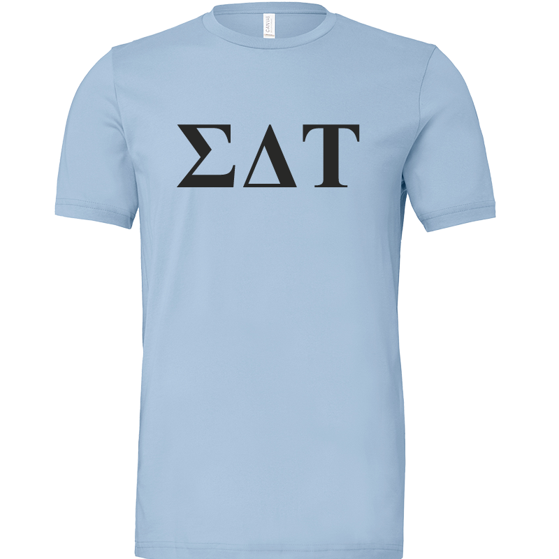 Sigma Delta Tau Lettered Short Sleeve T-Shirts