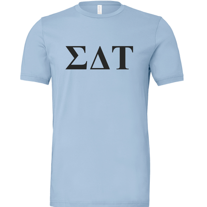 Sigma Delta Tau Lettered Short Sleeve T-Shirts