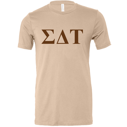 Sigma Delta Tau Lettered Short Sleeve T-Shirts