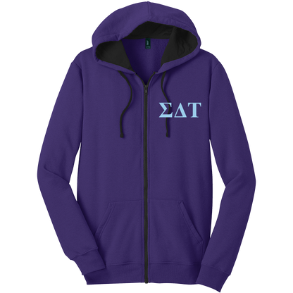 Sigma Delta Tau Zip-Up Hooded Sweatshirts