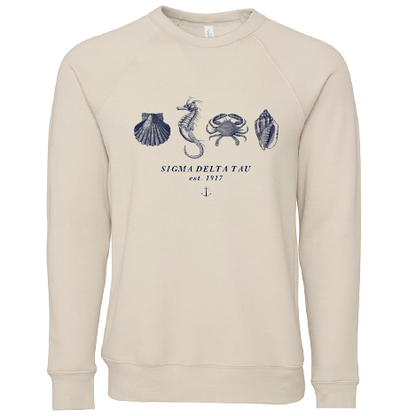 Sigma Delta Tau Nautical Graphic Crewnecks