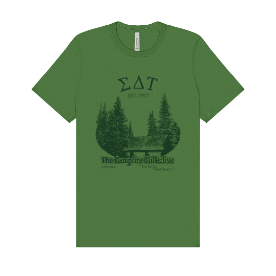 Sigma Delta Tau Forest Graphic T-Shirt