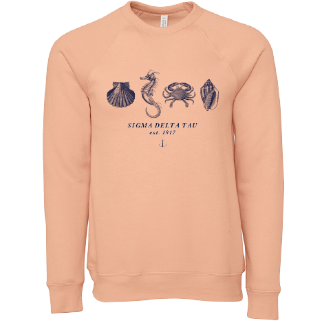 Sigma Delta Tau Nautical Graphic Crewnecks