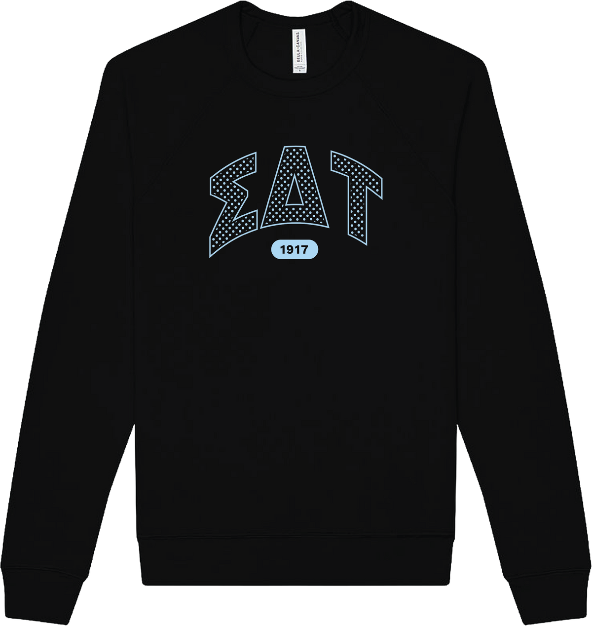 Sigma Delta Tau Varsity Polka Dot Crewneck