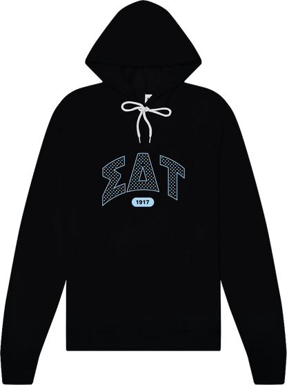 Sigma Delta Tau Varsity Polka Dot Hoodie