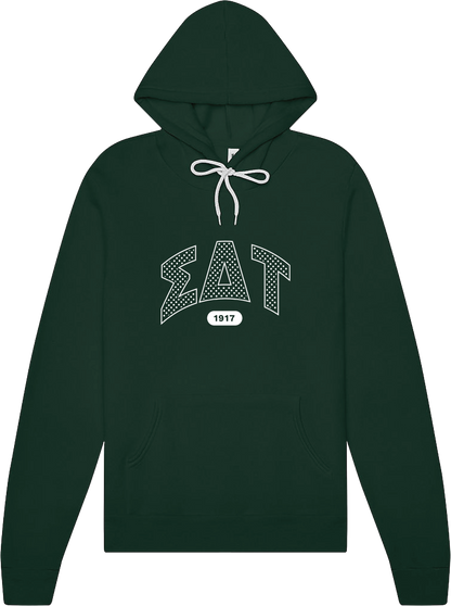 Sigma Delta Tau Varsity Polka Dot Hoodie