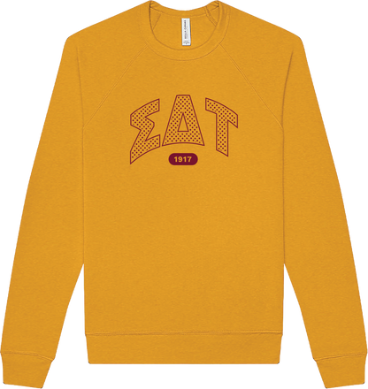 Sigma Delta Tau Varsity Polka Dot Crewneck