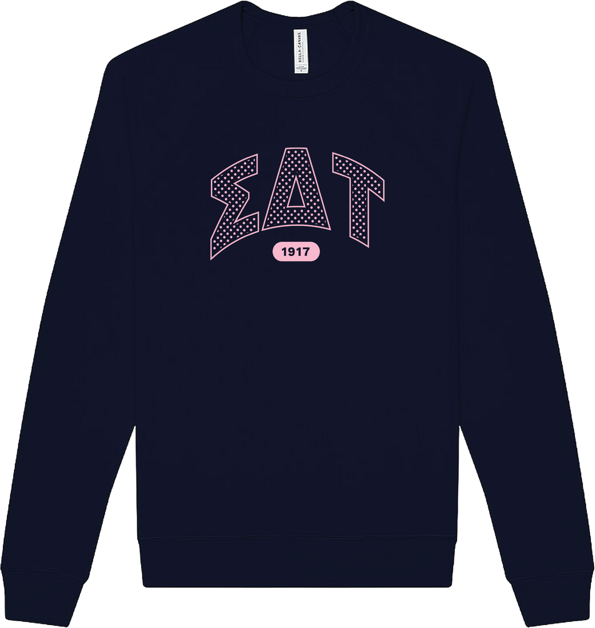 Sigma Delta Tau Varsity Polka Dot Crewneck