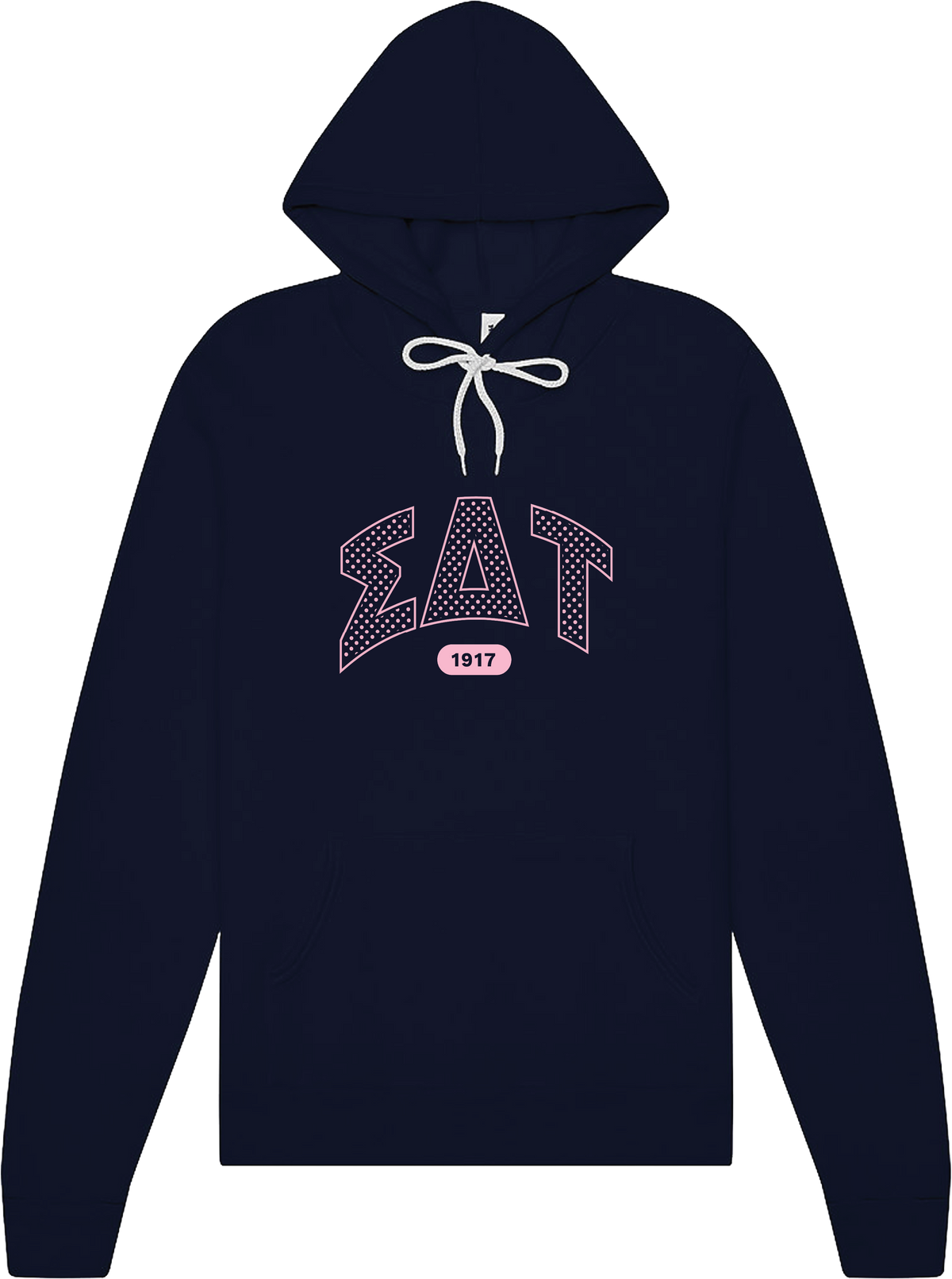 Sigma Delta Tau Varsity Polka Dot Hoodie