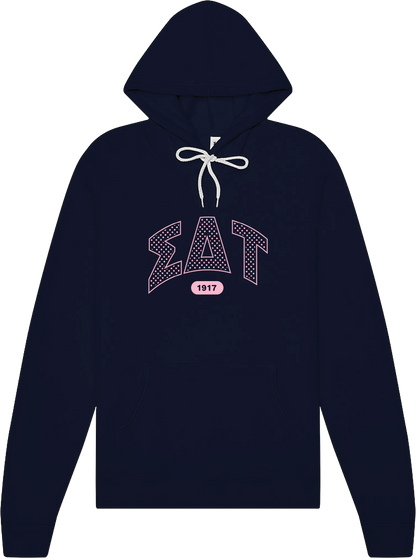 Sigma Delta Tau Varsity Polka Dot Hoodie