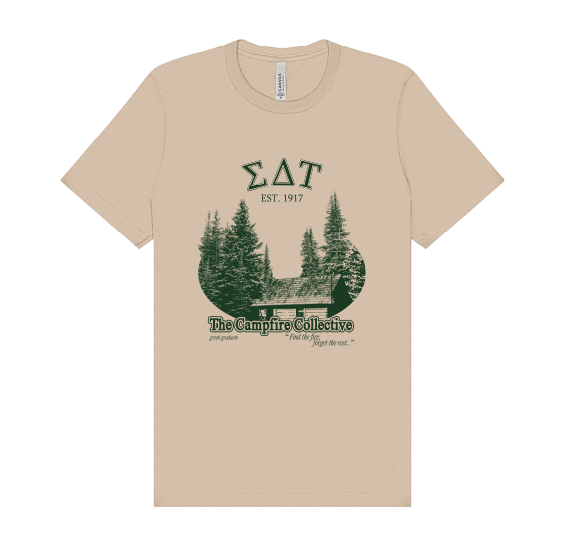 Sigma Delta Tau Forest Graphic T-Shirt