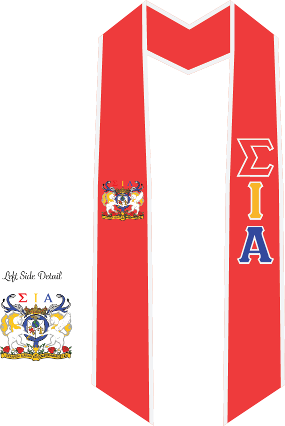 Sigma Iota Alpha Graduation Stoles