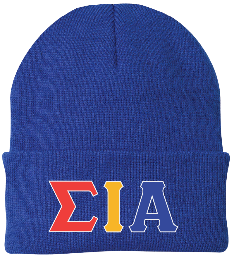 Sigma Iota Alpha Lettered Beanies